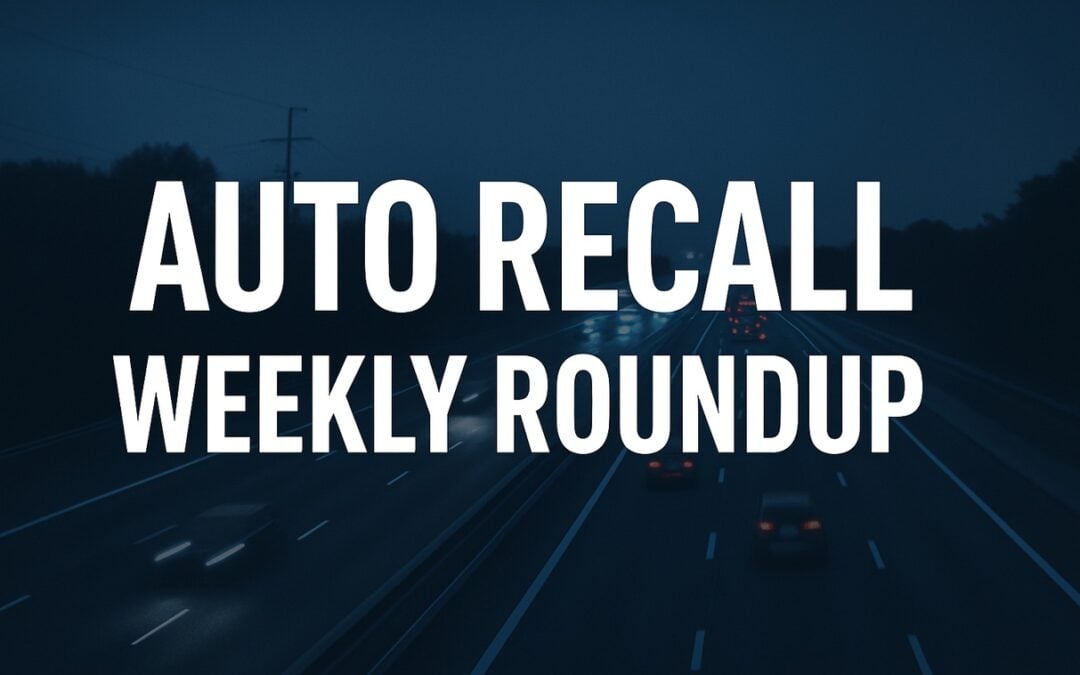 Recall Roundup: Ford, Toyota, Nissan Recall Over 1.7 Million Cars and Trucks